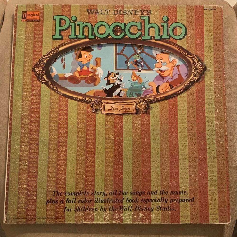Disney Pinocchio Story and Record/ 1949